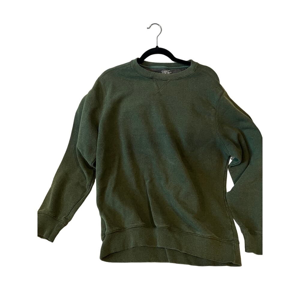 G.H. Bass Green Crewneck Sweatshirt Mens L